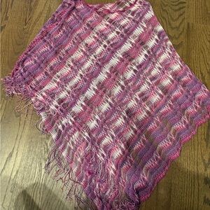 Missoni Pink and Purple Poncho